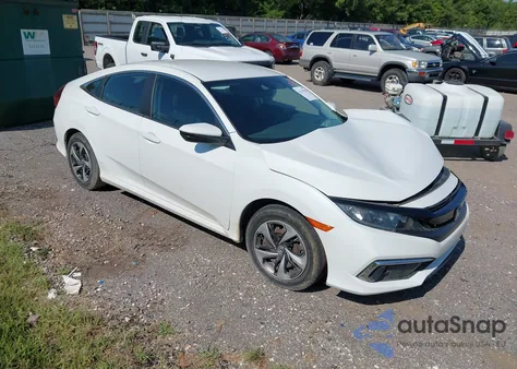 2019 Honda Civic Lx z USA, uszkodzony, nr VIN 19XFC2F62KE035822